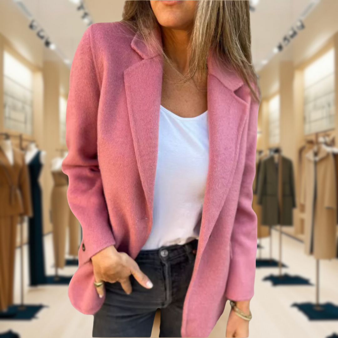 Leah - Casual Woolen Blazer