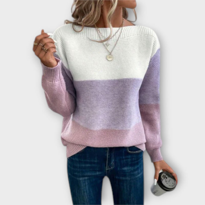 Celestine - Cozy Patchwork Sweater