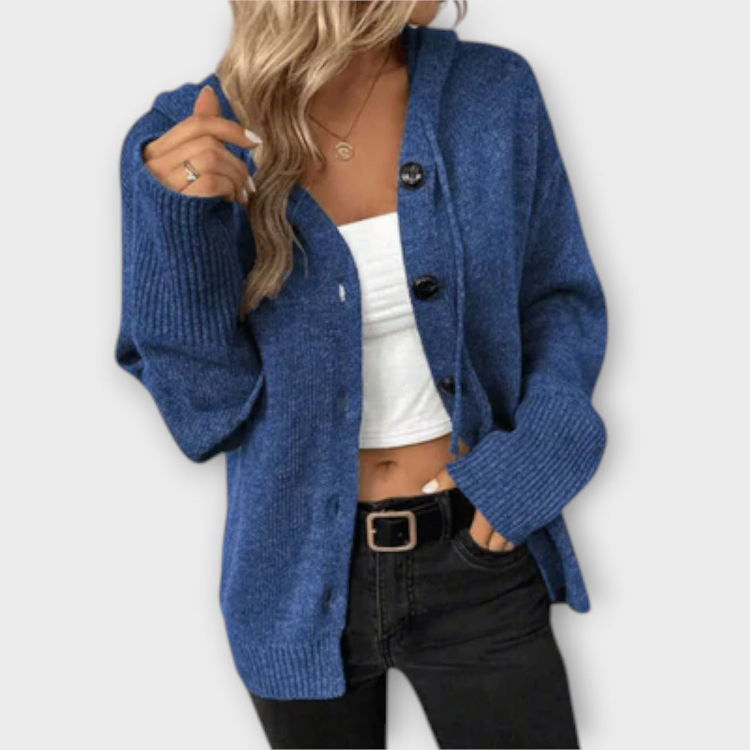 Eira – Knitted Cardigan with Buttons