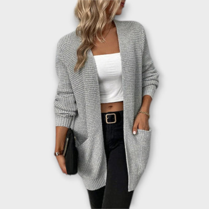 Ione – Casual Knit Cardigan with Pockets