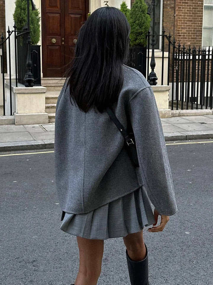 Coralie - Oversized wool coat