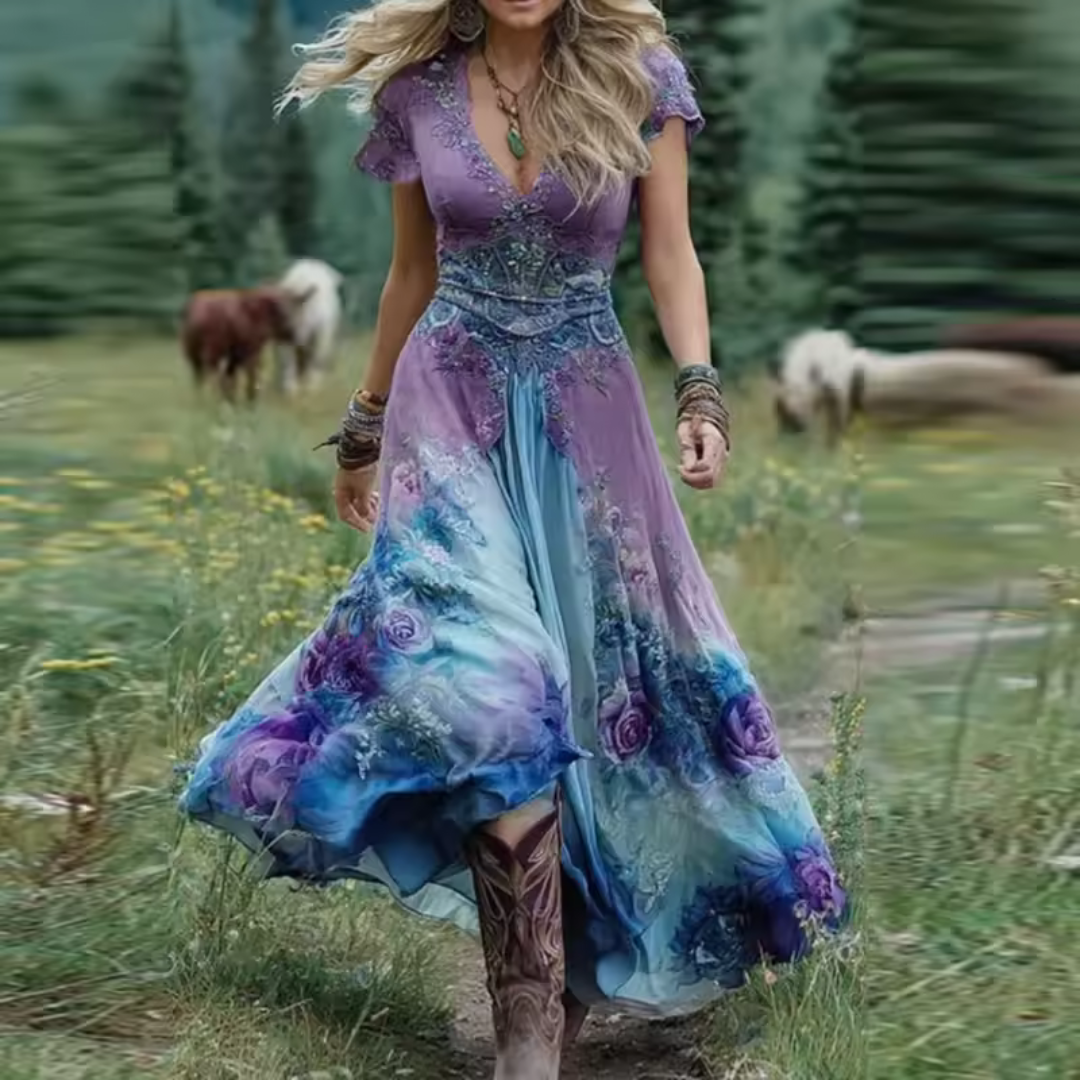 Rafferty - Fitted floral dress