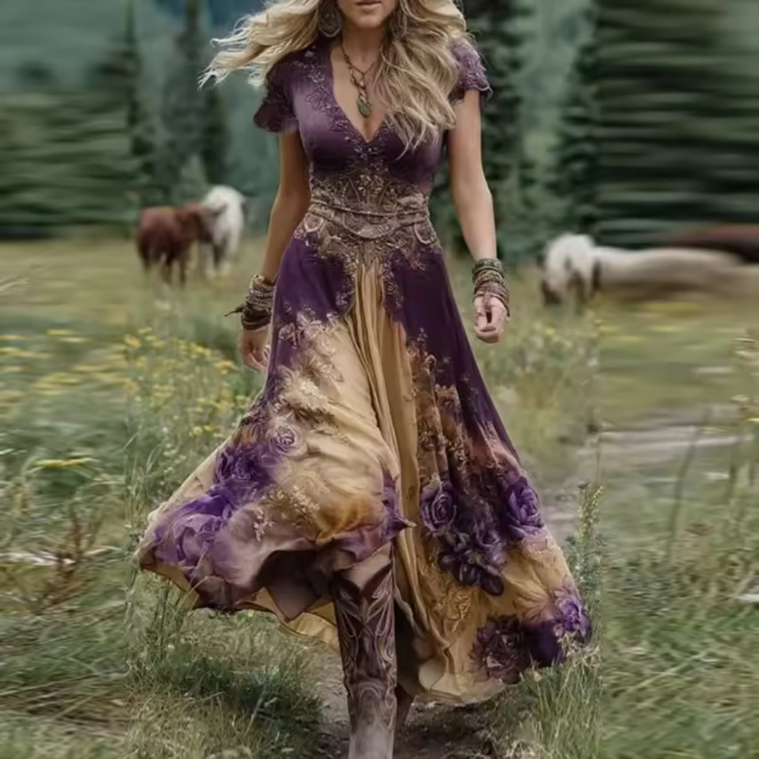 Rafferty - Fitted floral dress