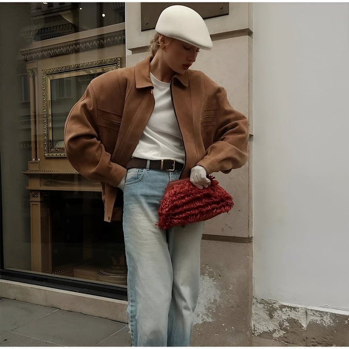 Isabella - Women's coat with artistic design