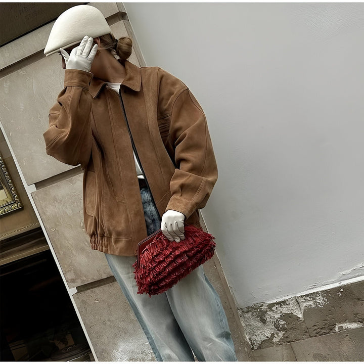 Isabella - Women's coat with artistic design