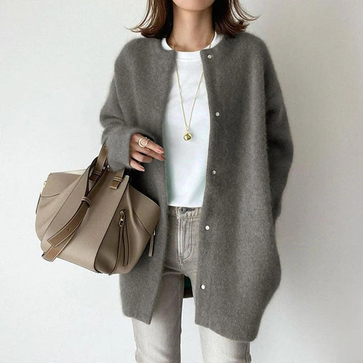 Evangeline - Chic and Comfortable Woolen Jacket for Women