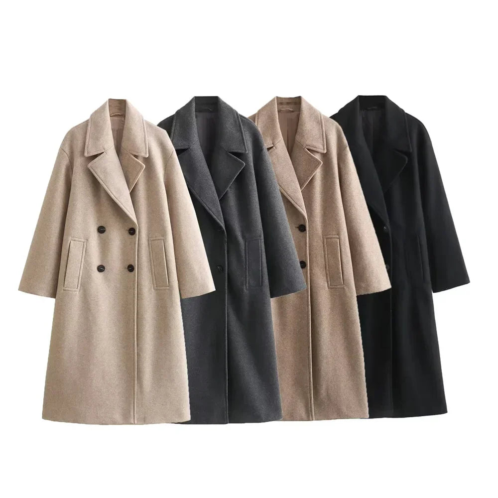 Faye - Chic long coat jacket