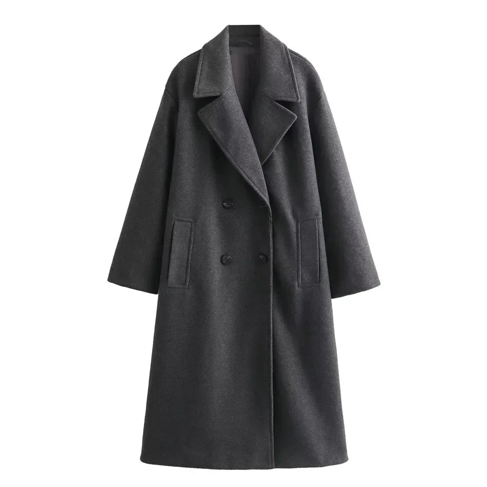 Odette -  Chic long coat jacket