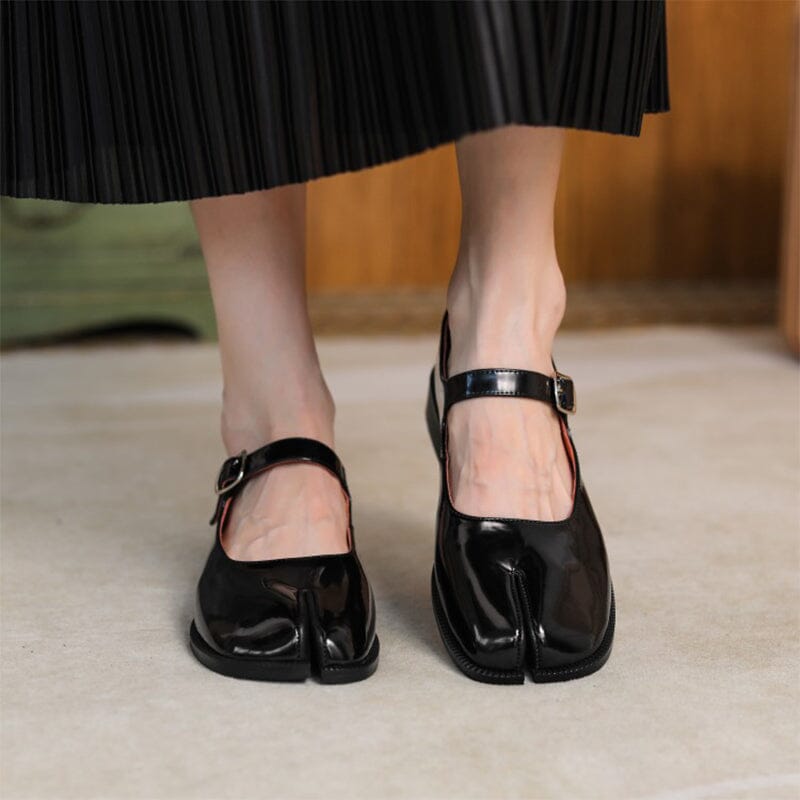 Darcy - Leather Mary Janes