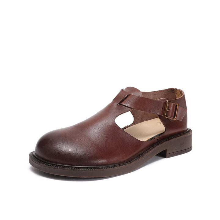 Harper - Leather Mary Janes