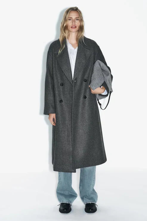 Faye - Chic long coat jacket