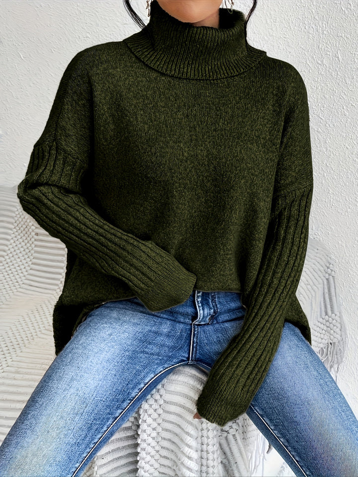 Clementine - Casual Asymmetrical Sweater