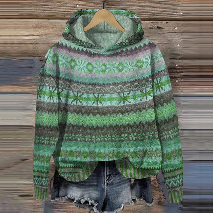 Quinlan - Timeless Pattern Hoodie