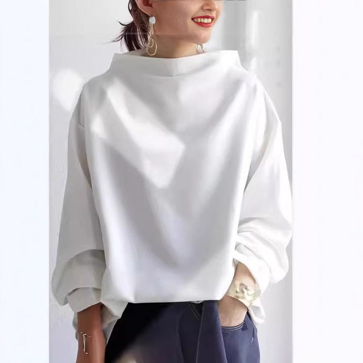 Maisie - Chic High Neck Pullover