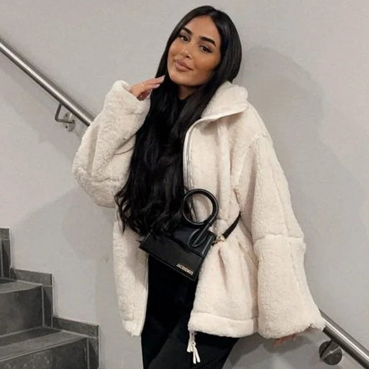 Dahlia - Autumn Winter Coat For Women Oversize Long