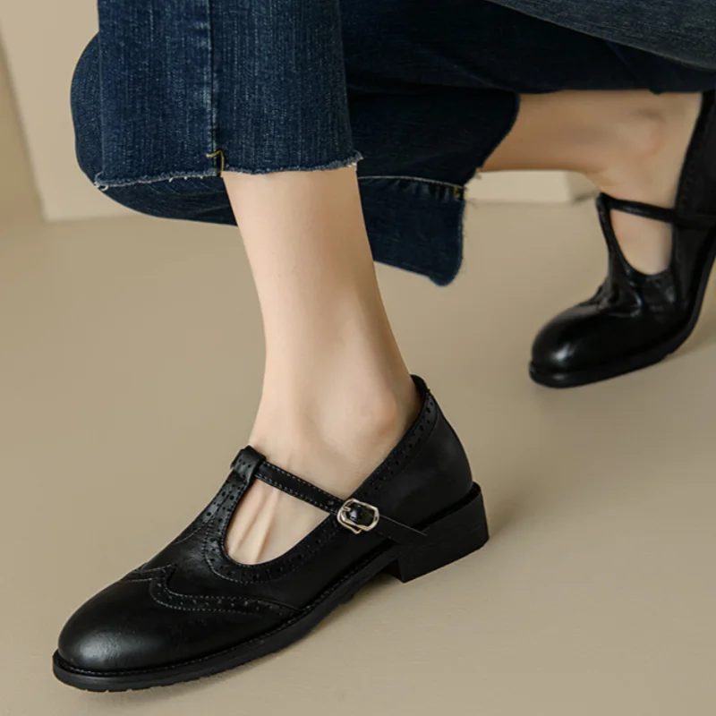 Orla - Elegant T-Strap Mary Janes