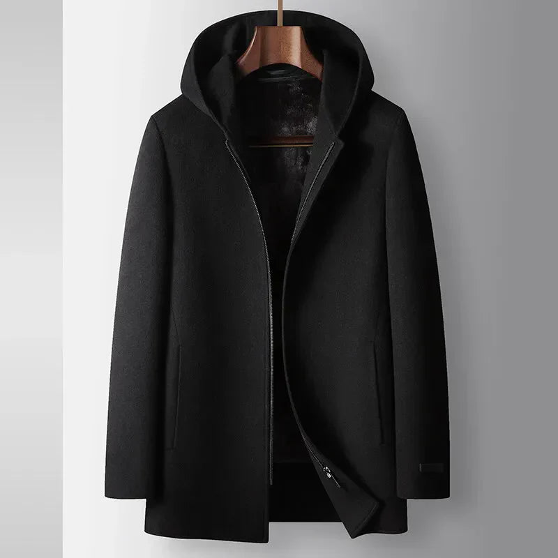 KENSINGTON - WOOLEN HOODED COAT