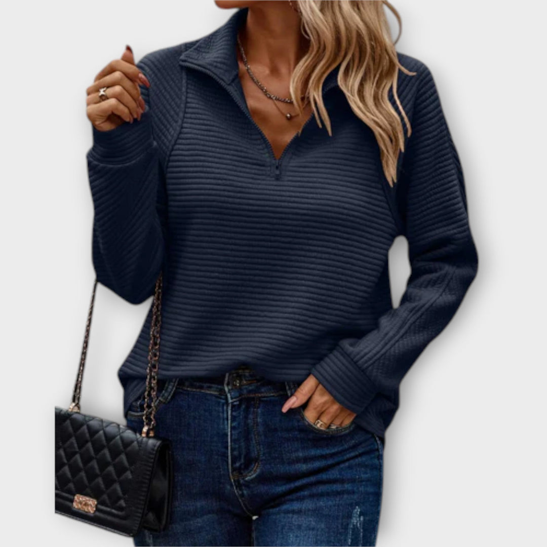 Carys - Stylish V-Neck Pullover