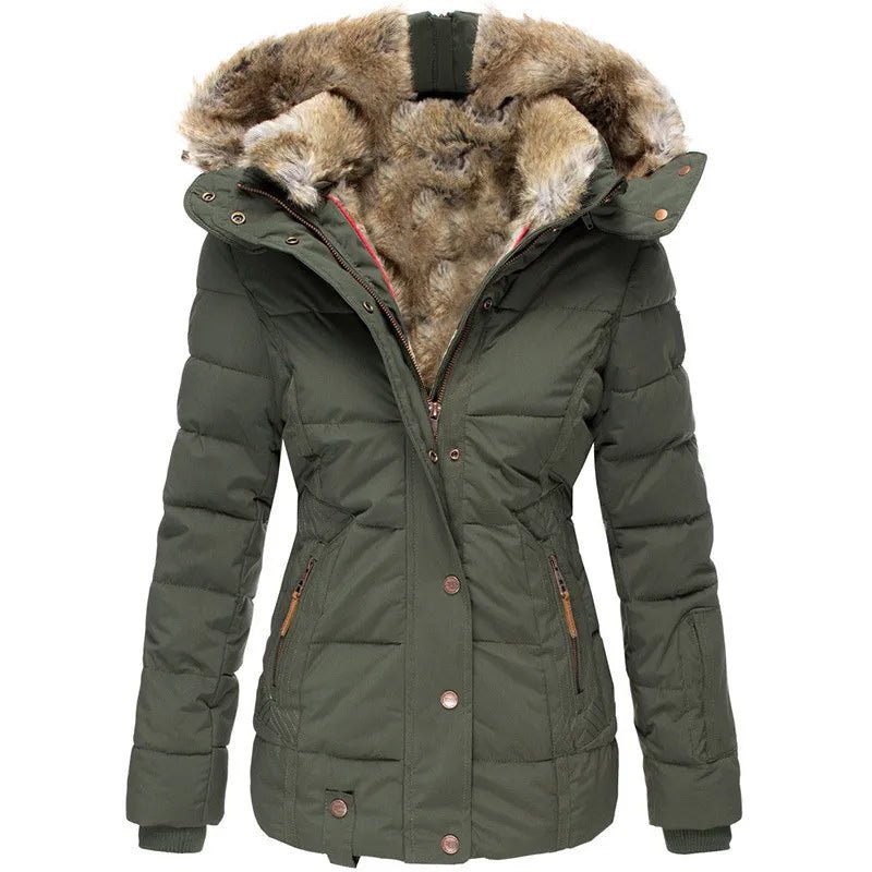 Zara - Warm winter coat with fur lining