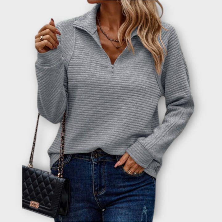 Carys - Stylish V-Neck Pullover