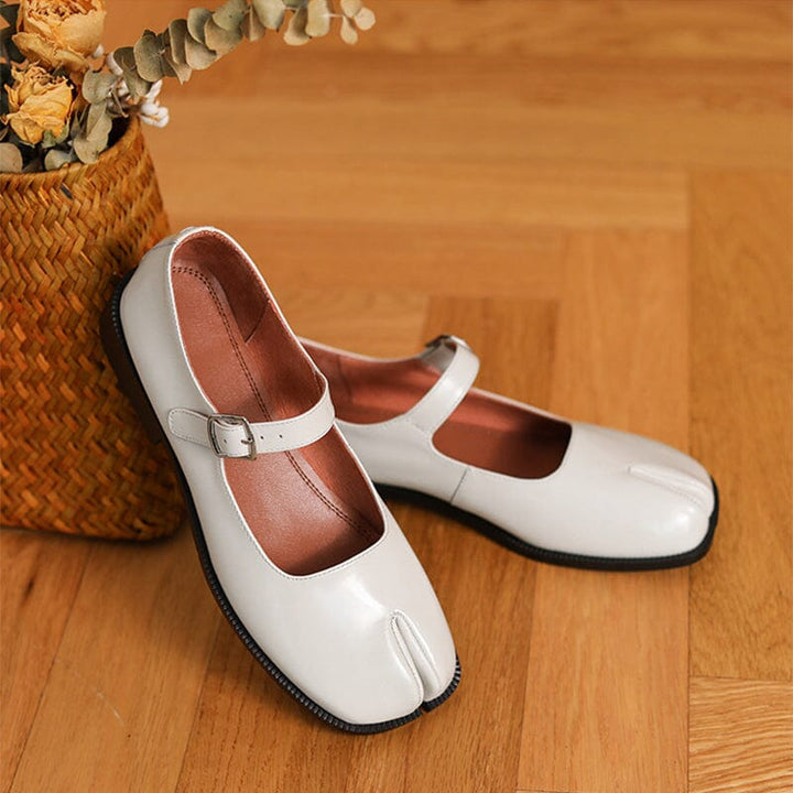 Darcy - Leather Mary Janes