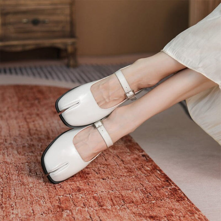 Darcy - Leather Mary Janes