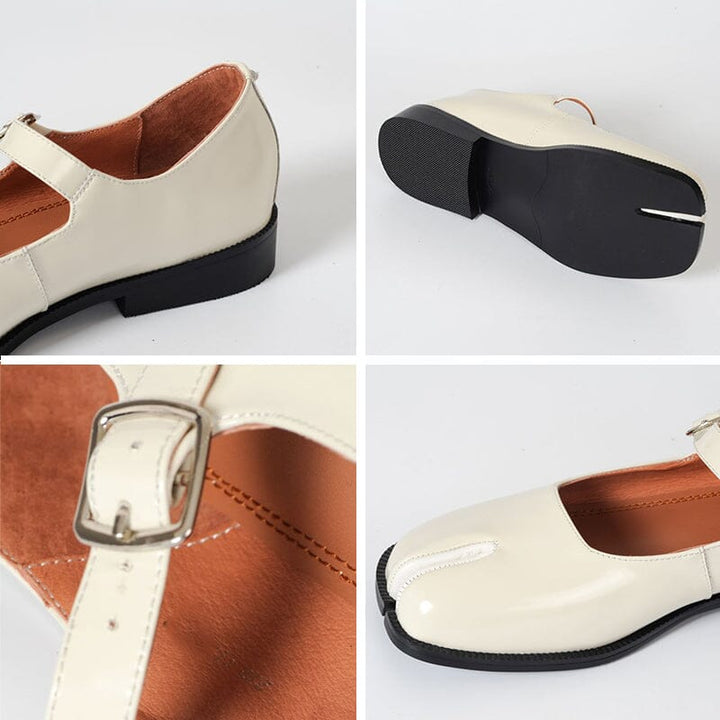Darcy - Leather Mary Janes