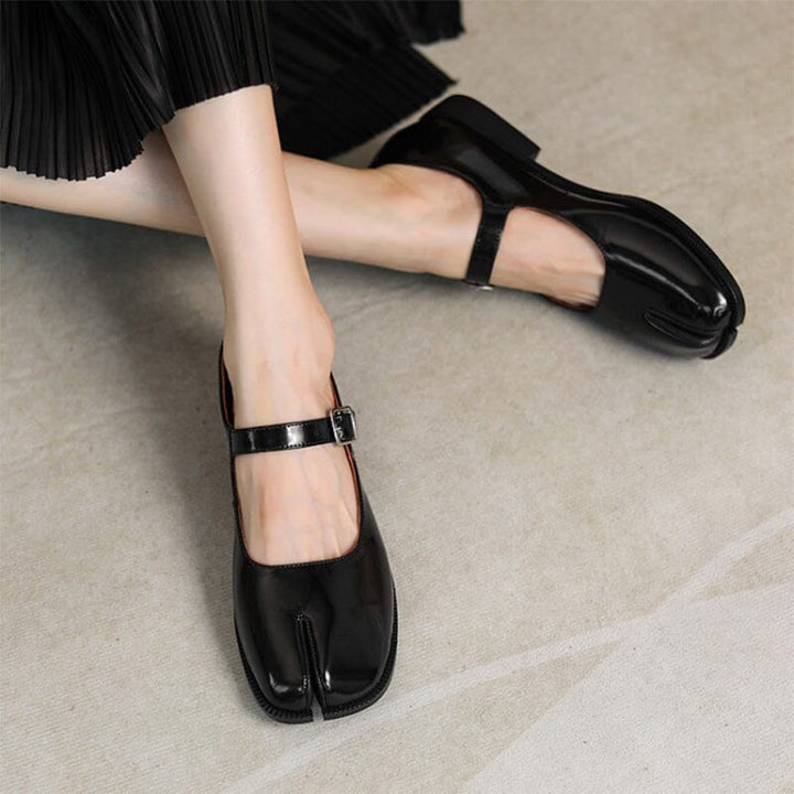 Darcy - Leather Mary Janes