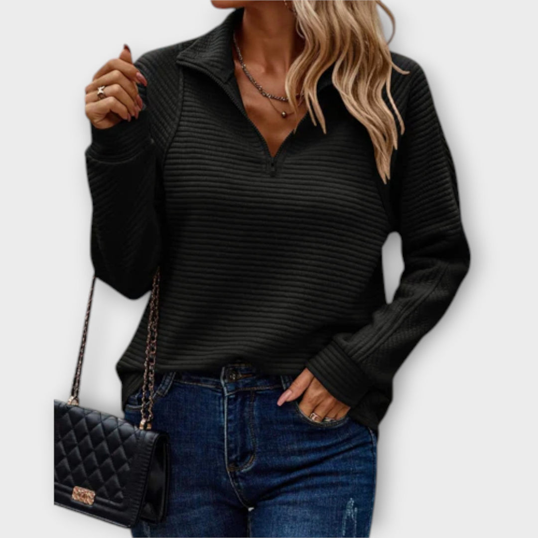 Carys - Stylish V-Neck Pullover
