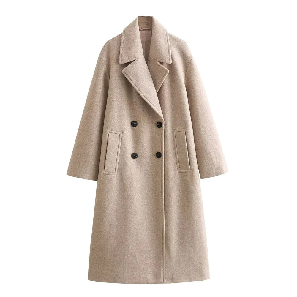 Odette -  Chic long coat jacket