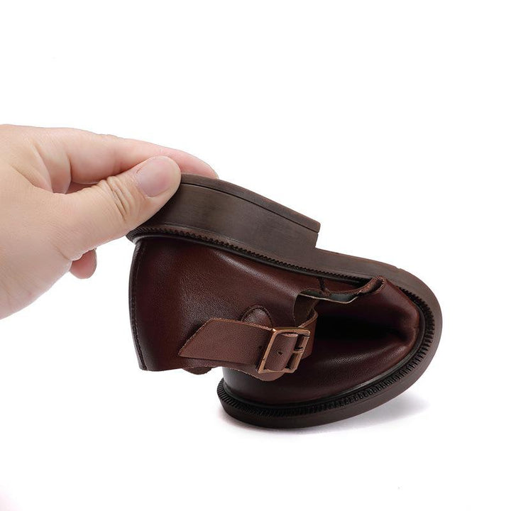 Harper - Leather Mary Janes